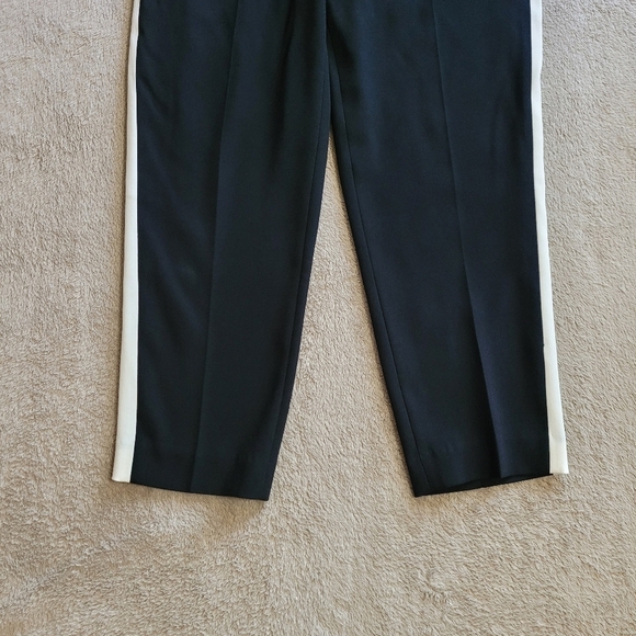 Aritzia Babaton Cohen black pant with white side stripes size 2​ - Picture 5 of 11